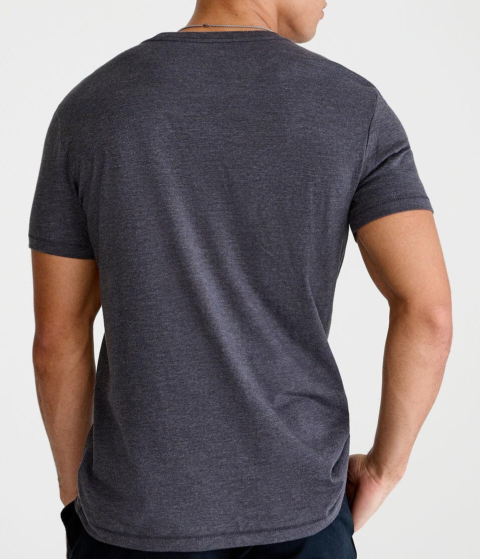 Aéropostale Aero Arch 1987 Graphic Tee Charcoal Heather Grey