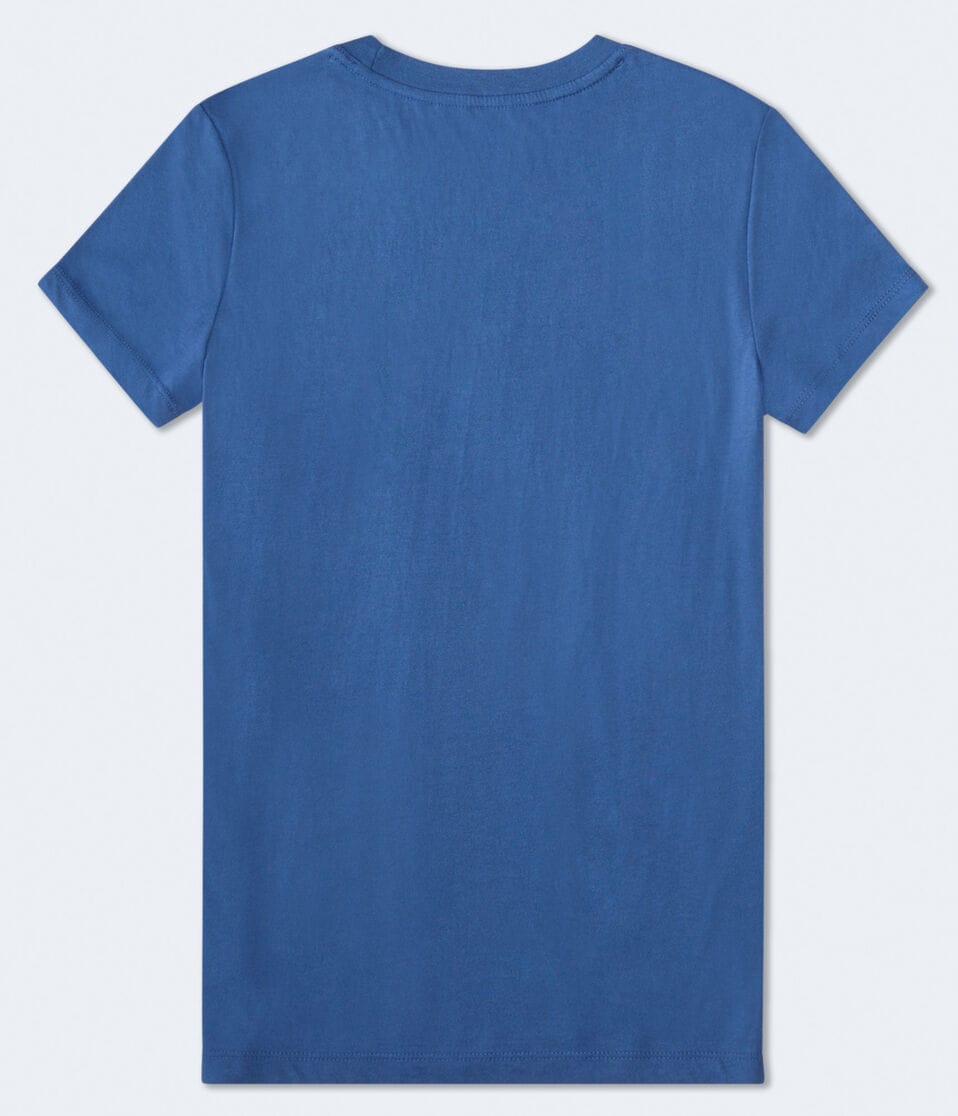 Aéropostale Aero Butterflies Foil Graphic Tee Indigo Ink