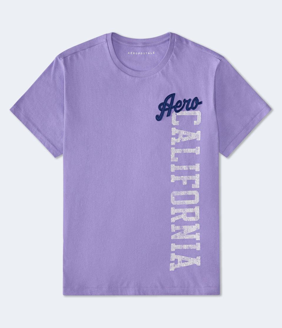 aéropostale Aero California Appliqué Graphic Tee washed raspberry