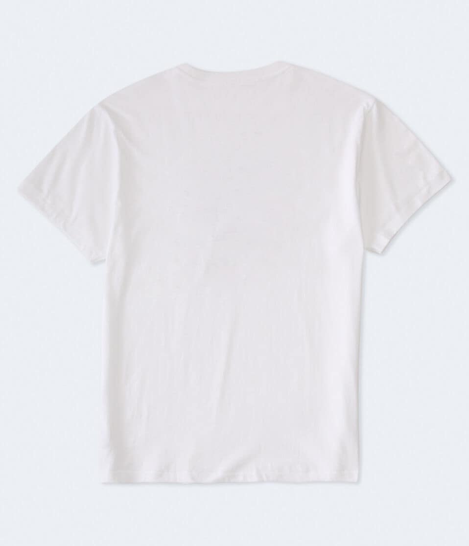 Aéropostale Aero California Bear Appliqué Graphic Tee Bleach