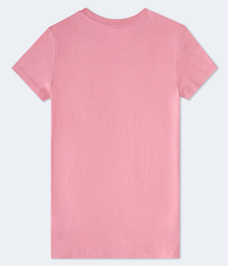 Aéropostale Aero Cowboy Skeletons Graphic Tee Luscious Pink