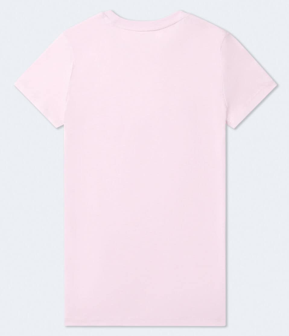 Aéropostale Aero Floral Logo Appliqué Graphic Tee Orchid Ice