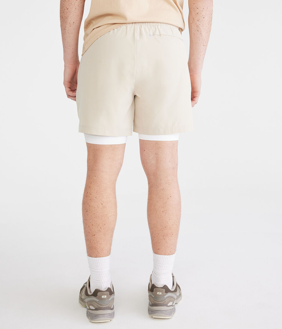 Aéropostale Aero MVMNT 2-in-1 Hybrid Active Shorts 5.5" Bungalow
