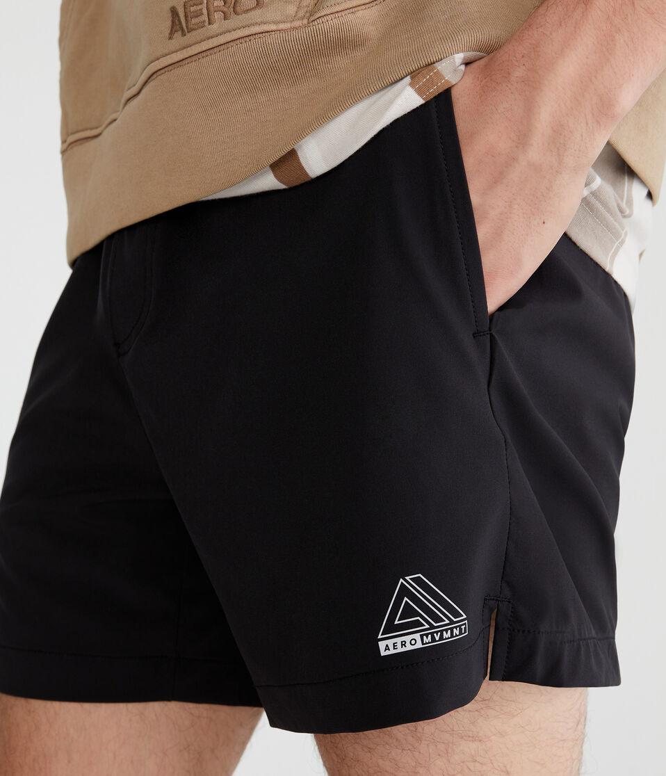 Aéropostale Aero MVMNT Hybrid Active Shorts 5.5" Black Fox