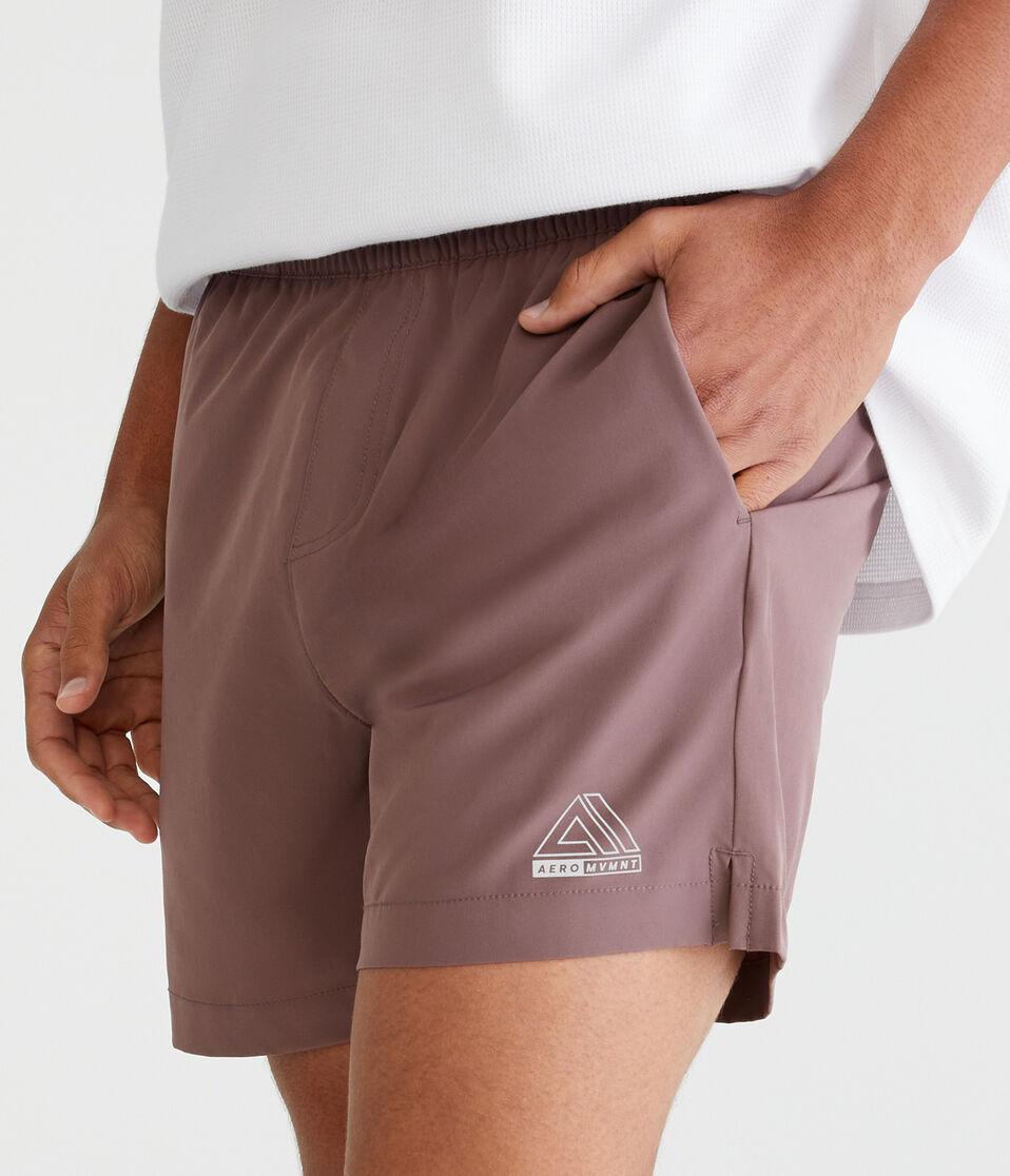 Aéropostale Aero MVMNT Hybrid Active Shorts 5.5" Purple Smoke