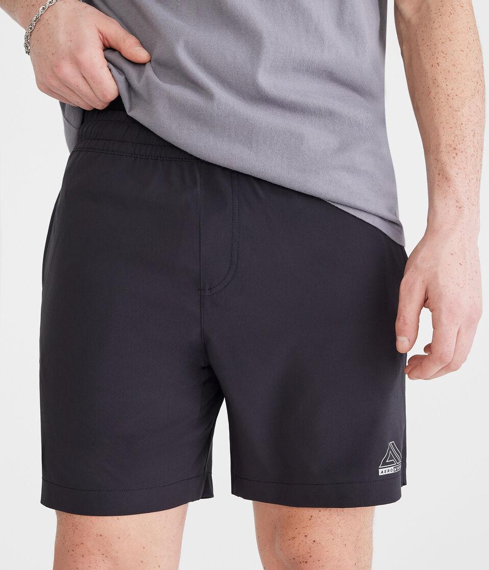 Aéropostale Aero MVMNT Hybrid Active Shorts 7" Black Fox