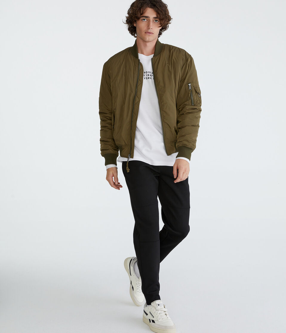 Aéropostale Aero MVMNT Tech Fleece Jogger Sweatpants Black Fox