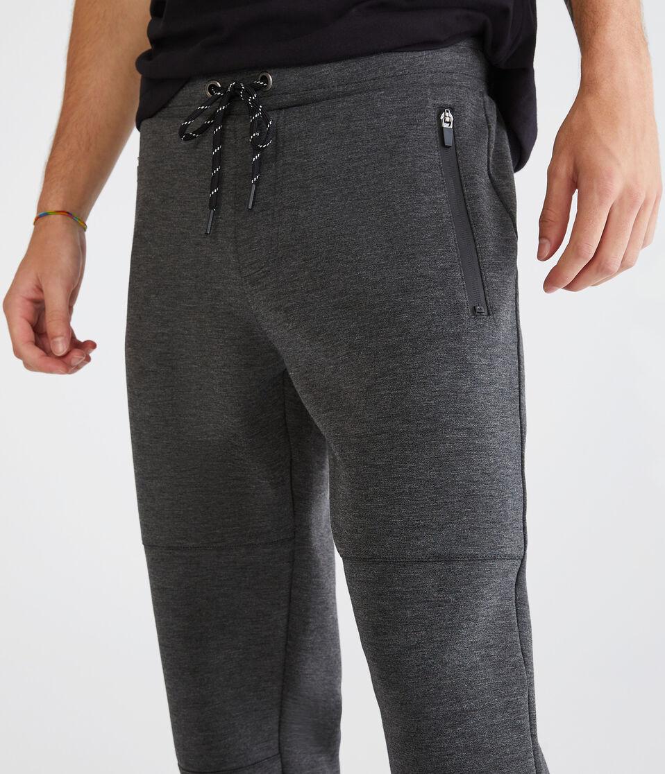 Aéropostale Aero MVMNT Tech Fleece Jogger Sweatpants Charcoal Heather Grey