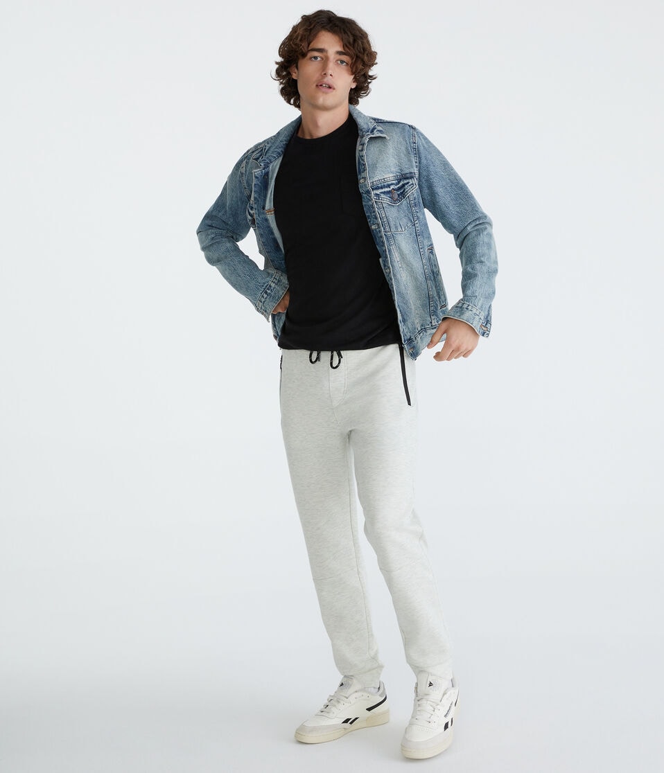 Aéropostale Aero MVMNT Tech Fleece Joggers Lightest Heather Grey