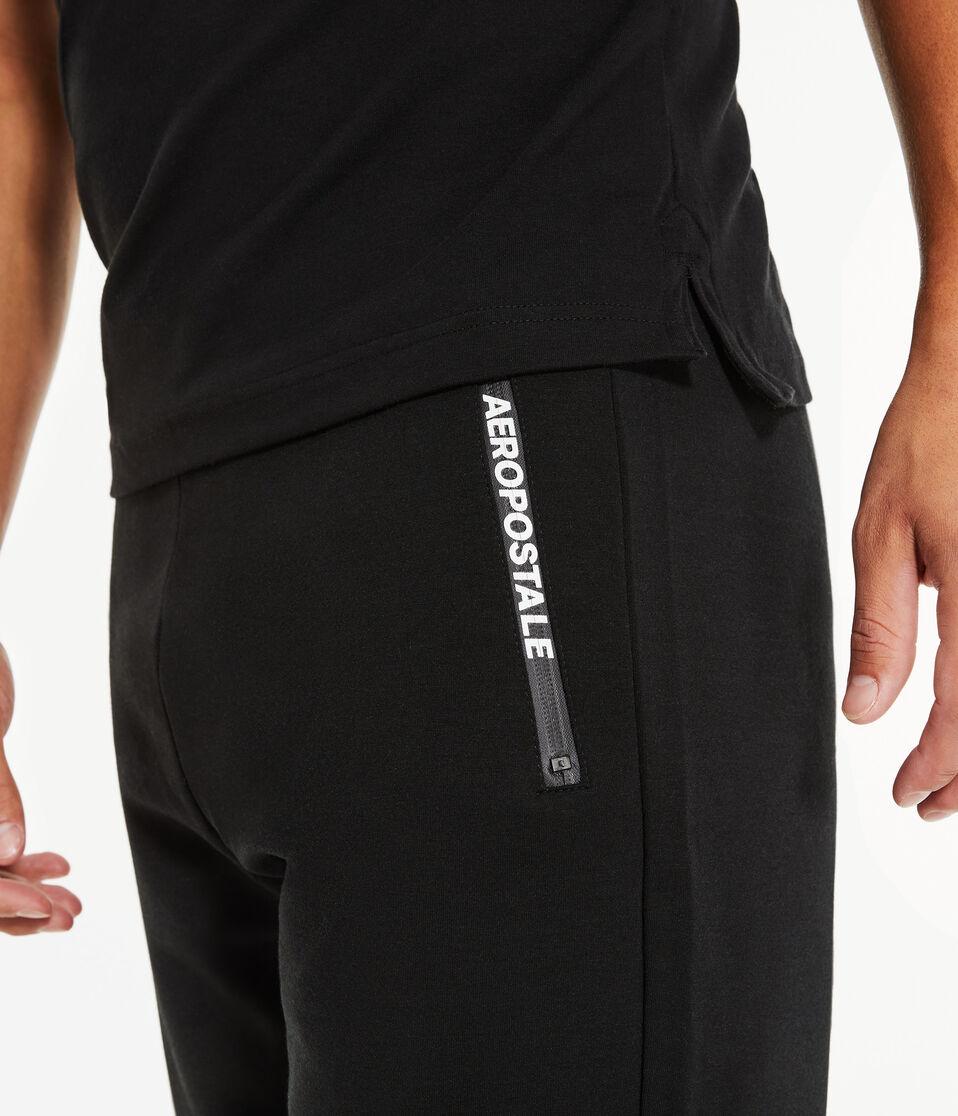 Aéropostale Aero MVMNT Tech Fleece Shorts 9" Black Fox