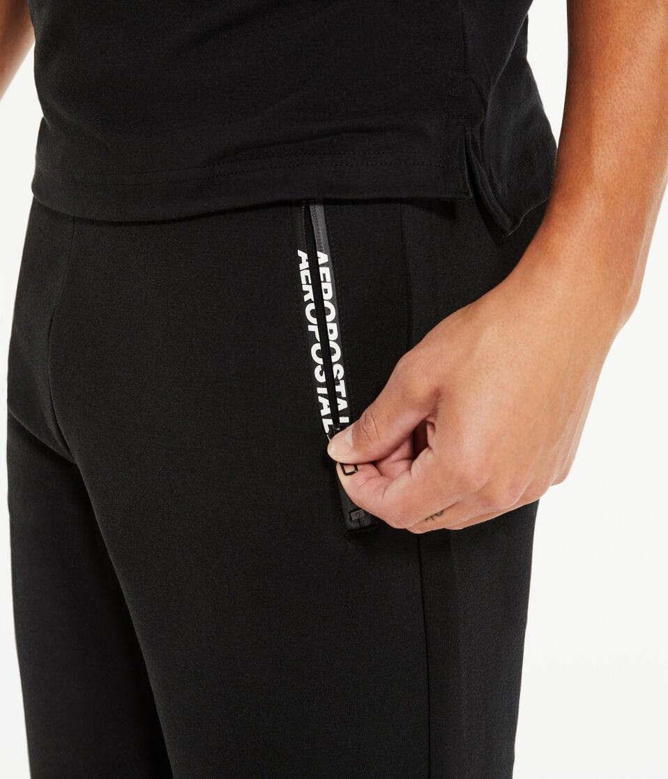 Aéropostale Aero MVMNT Tech Fleece Shorts 9" Black Fox