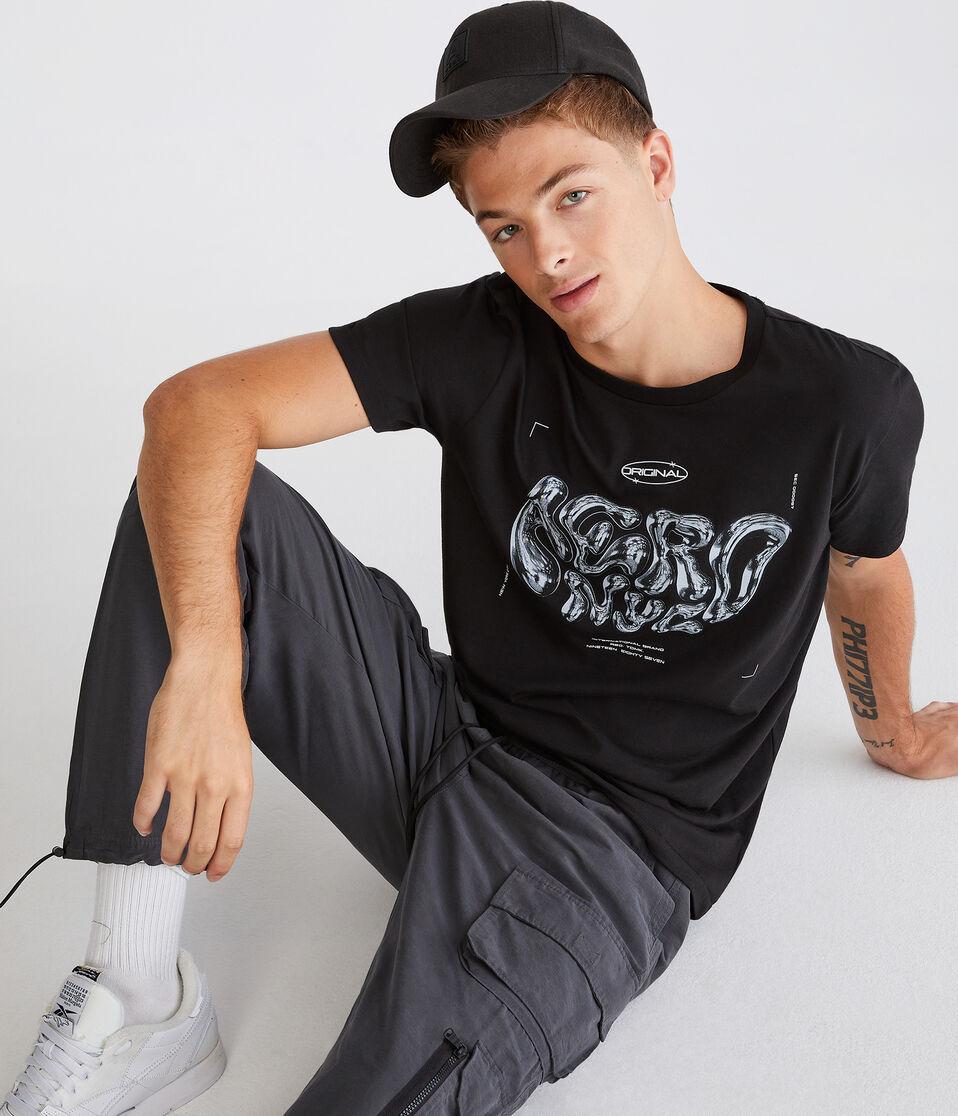 aéropostale Aero NYC Original Graphic Tee black fox