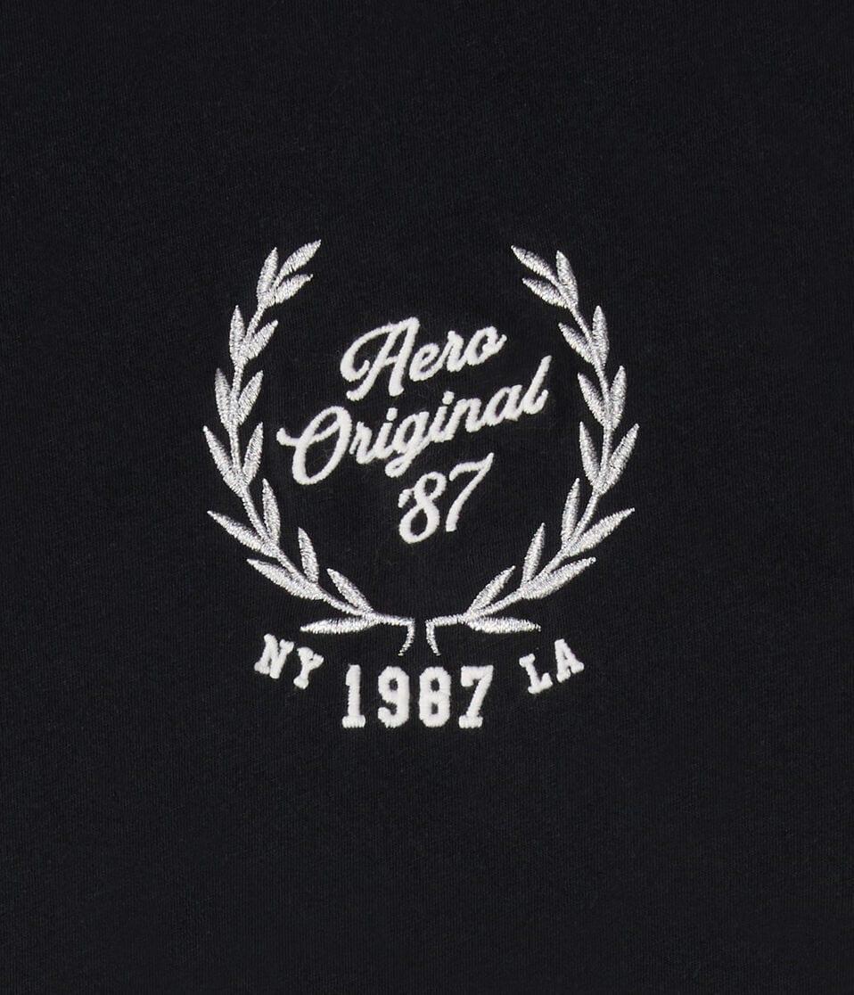 Aéropostale Aero Original Crest Graphic Tee Black Fox