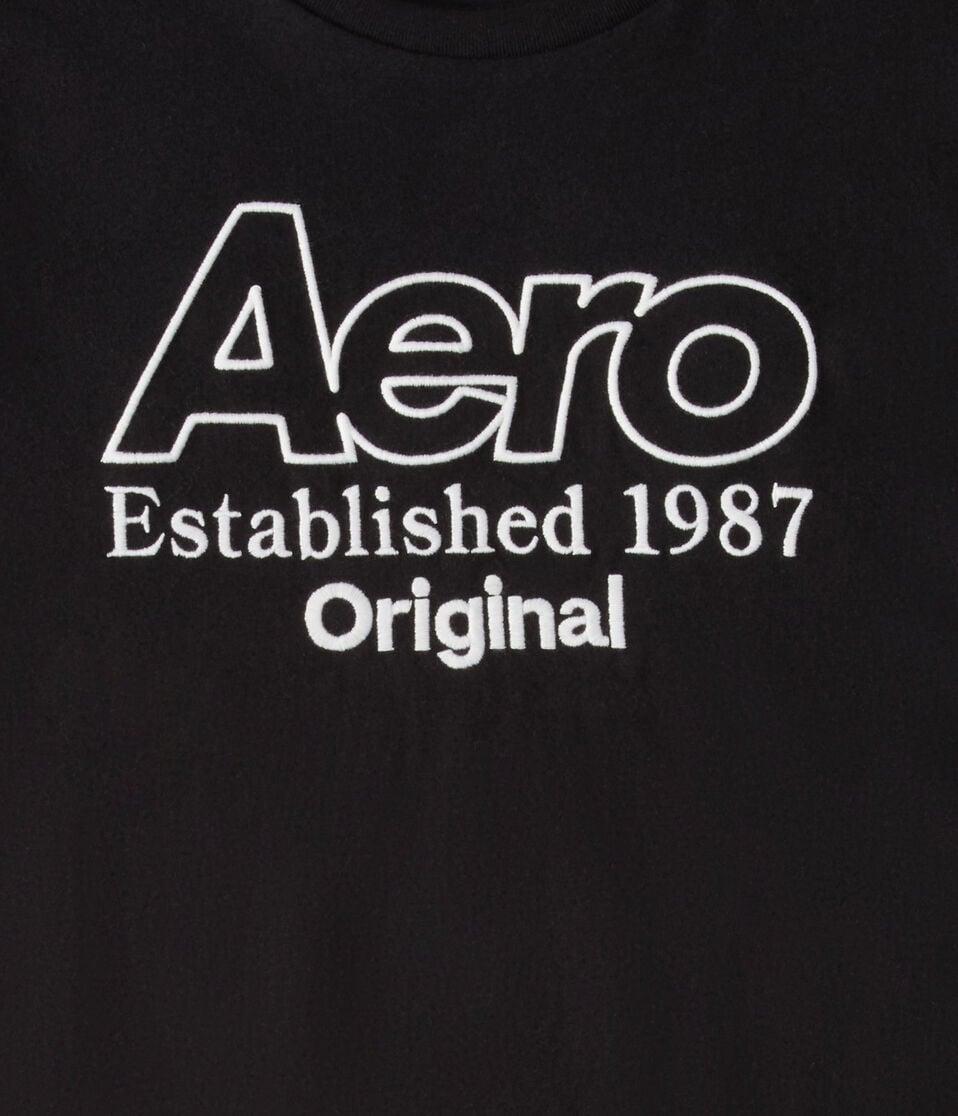 Aéropostale Aero Original Logo Graphic Tee Black Fox