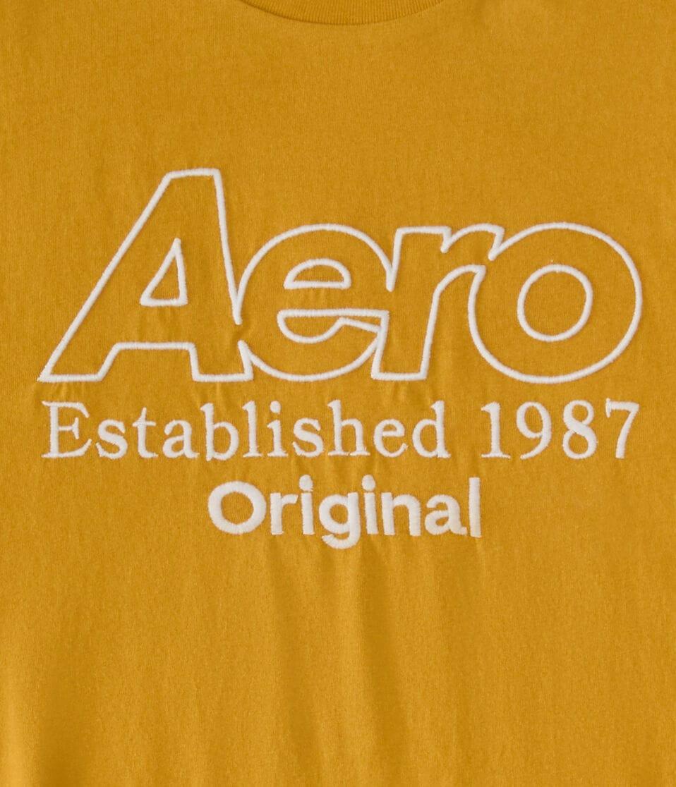 Aéropostale Aero Original Logo Graphic Tee Golden Glow