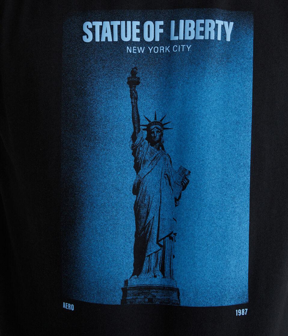 Aéropostale Aero Statue Of Liberty Graphic Tee Black Fox