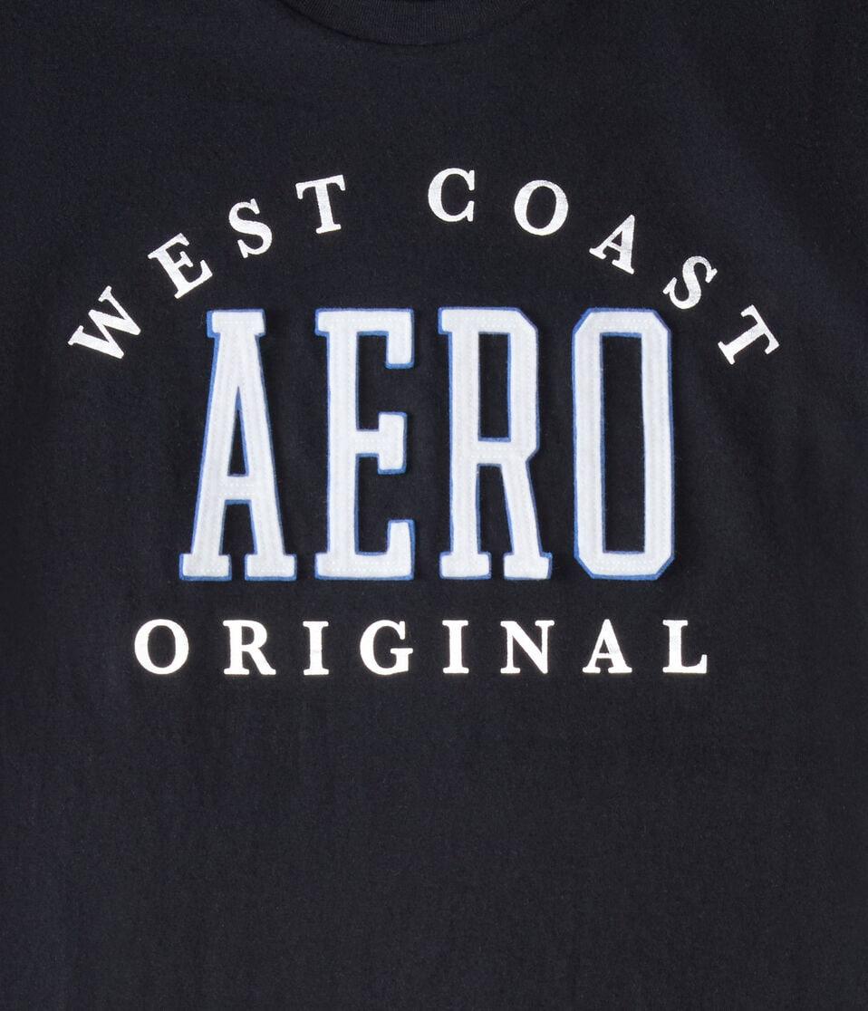 Aéropostale Aero West Coast Foil Graphic Tee Black Fox