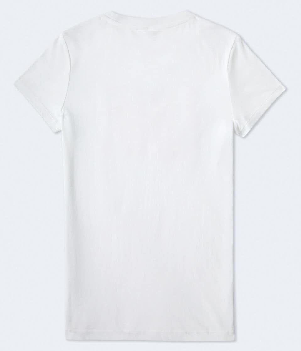 Aéropostale Aeropostale 1987 Appliqué Graphic Tee Bleach