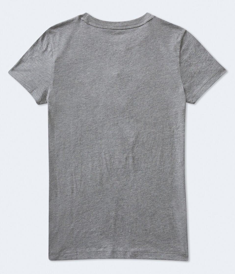 Aéropostale Aeropostale 1987 Cali Appliqué Graphic Tee Med Hthr Grey