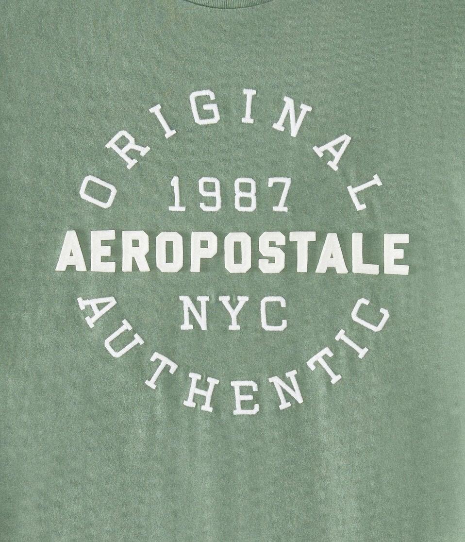 Aéropostale Aeropostale 1987 Circle Appliqué Graphic Tee South Padre