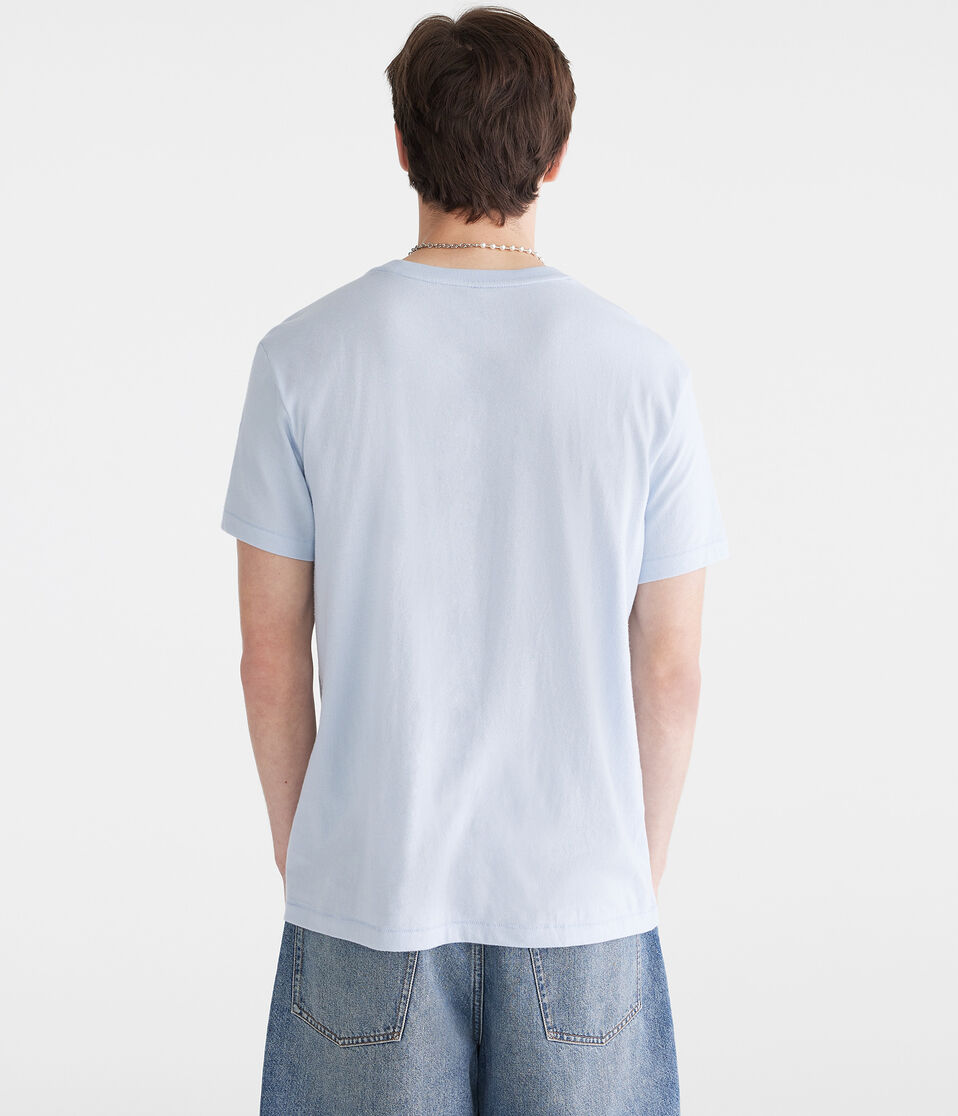Aéropostale Aeropostale 1987 Circle Appliqué Graphic Tee Spirit Blue