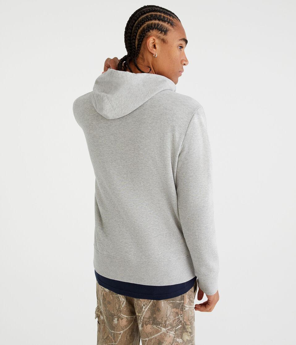 Aéropostale Aeropostale 1987 East Coast Full-Zip Hoodie Light Heather Grey