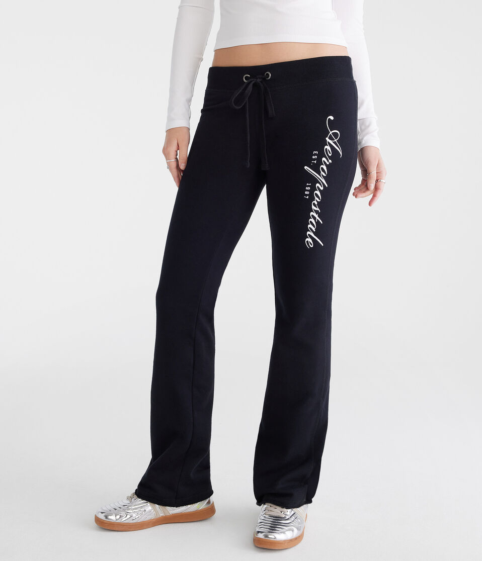 aéropostale Aeropostale 1987 Fit & Flare Sweatpants black fox