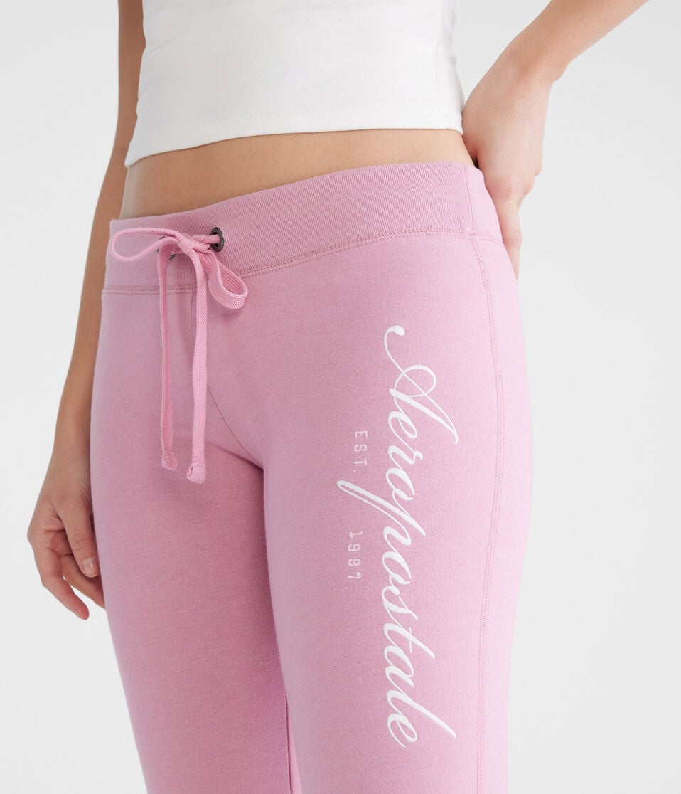 Aéropostale Aeropostale 1987 Fit & Flare Sweatpants Gala Pink