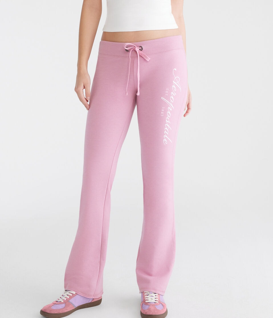 aéropostale Aeropostale 1987 Fit & Flare Sweatpants gala pink