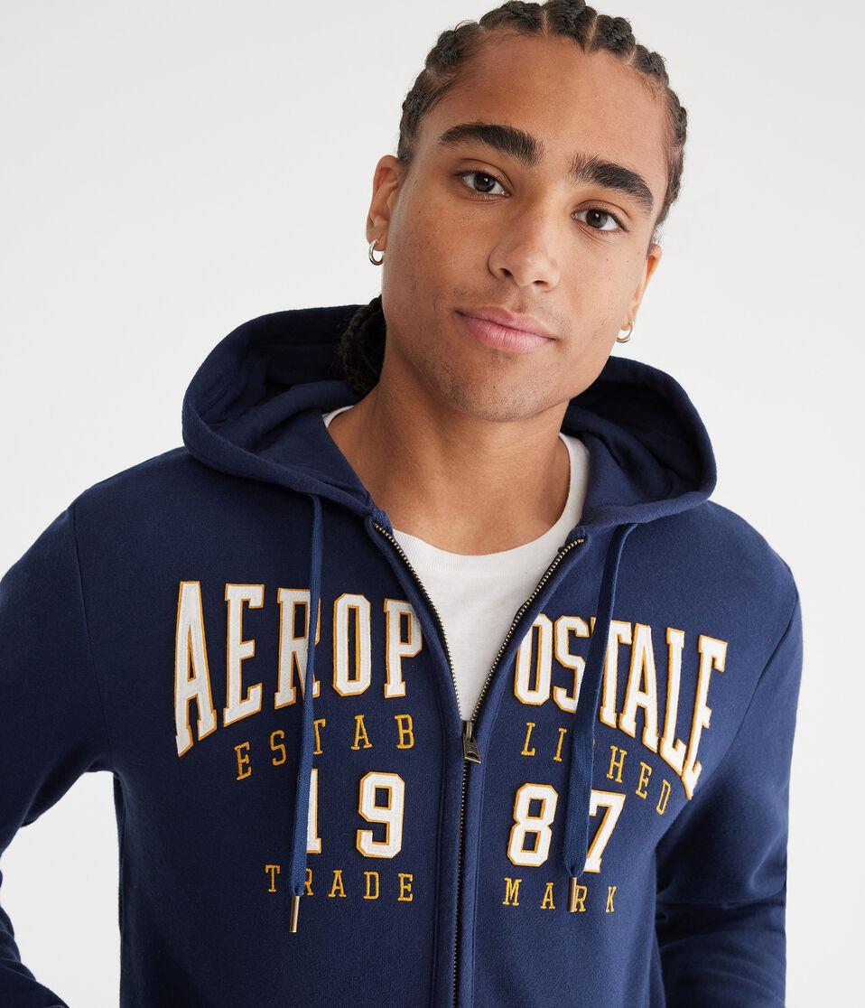aéropostale Aeropostale 1987 Heritage Full-Zip Hoodie cadet navy