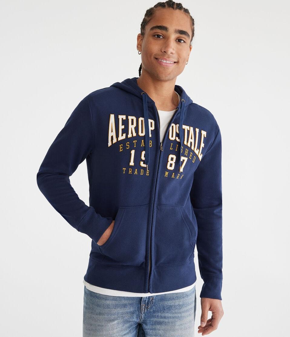 Aéropostale Aeropostale 1987 Heritage Full-Zip Hoodie Cadet Navy