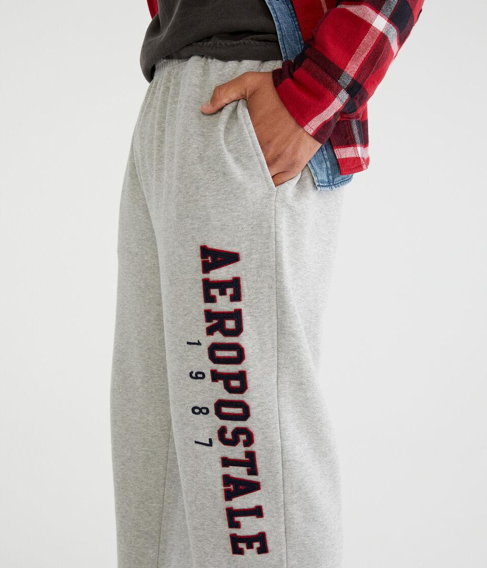 Aéropostale Aeropostale 1987 Heritage Jogger Sweatpants Light Heather Grey