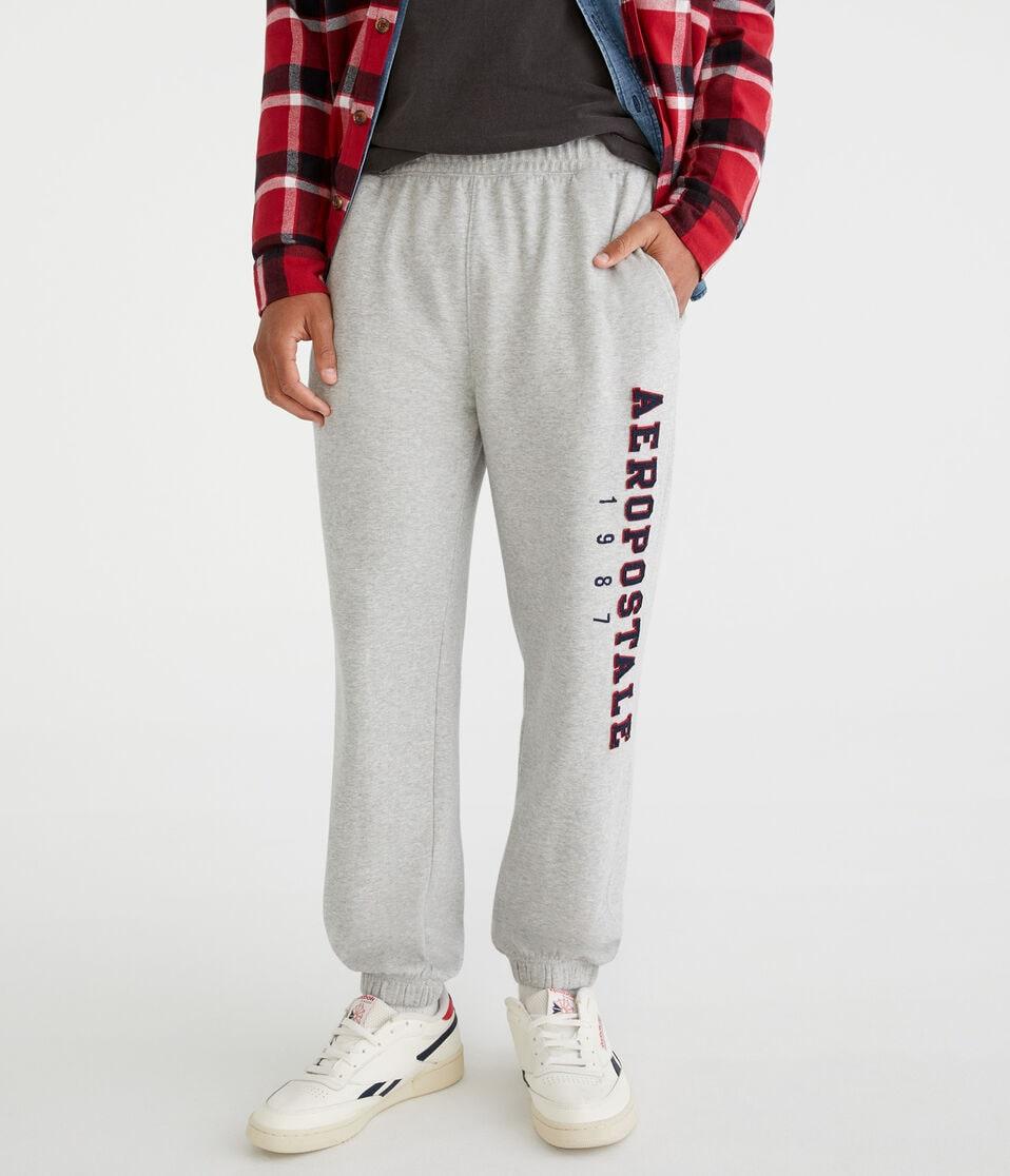 aéropostale Aeropostale 1987 Heritage Jogger Sweatpants light heather grey