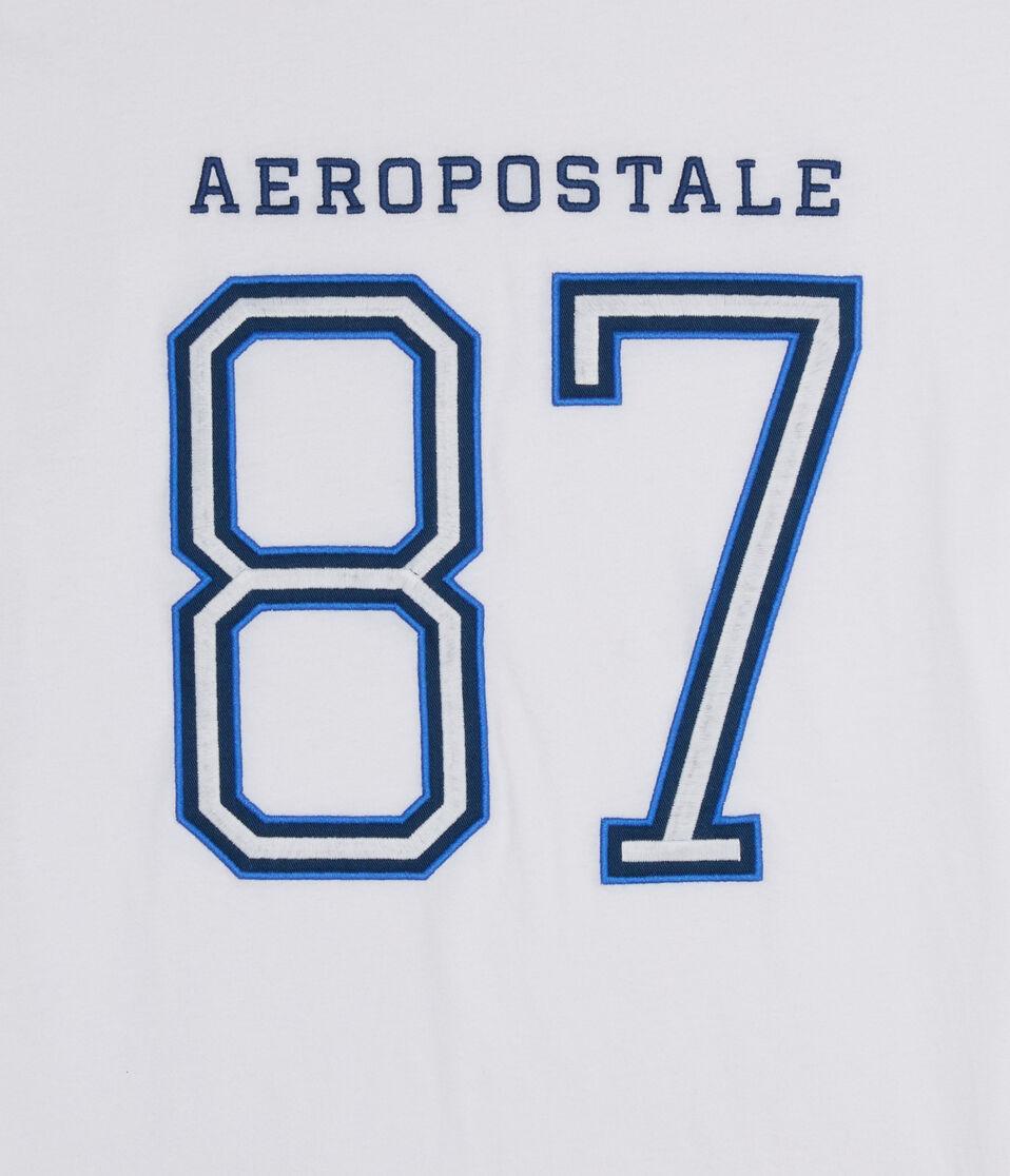 Aéropostale Aeropostale 87 Appliqué Graphic Tee Bleach