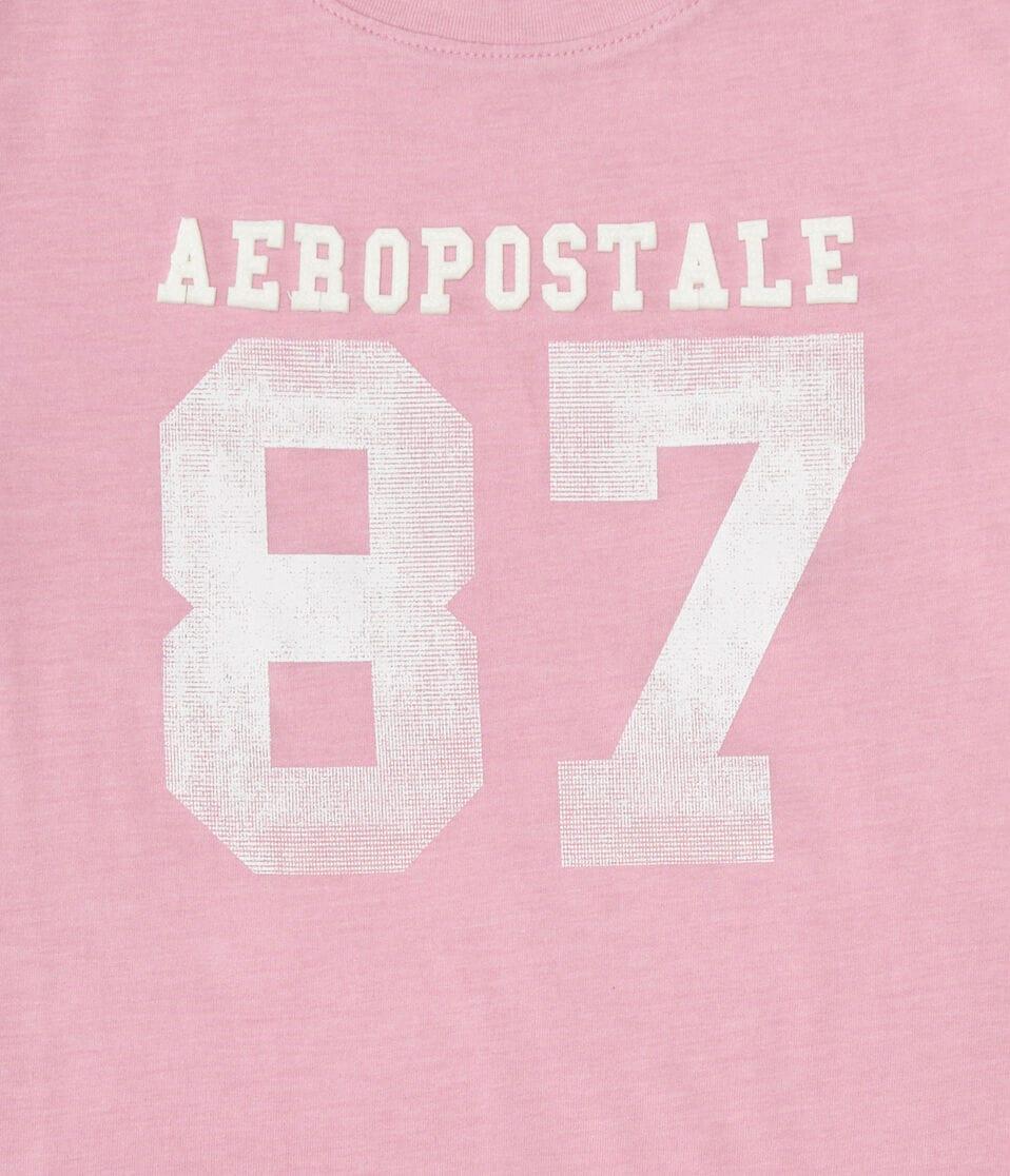 Aéropostale Aeropostale 87 Appliqué Graphic Tee Gala Pink