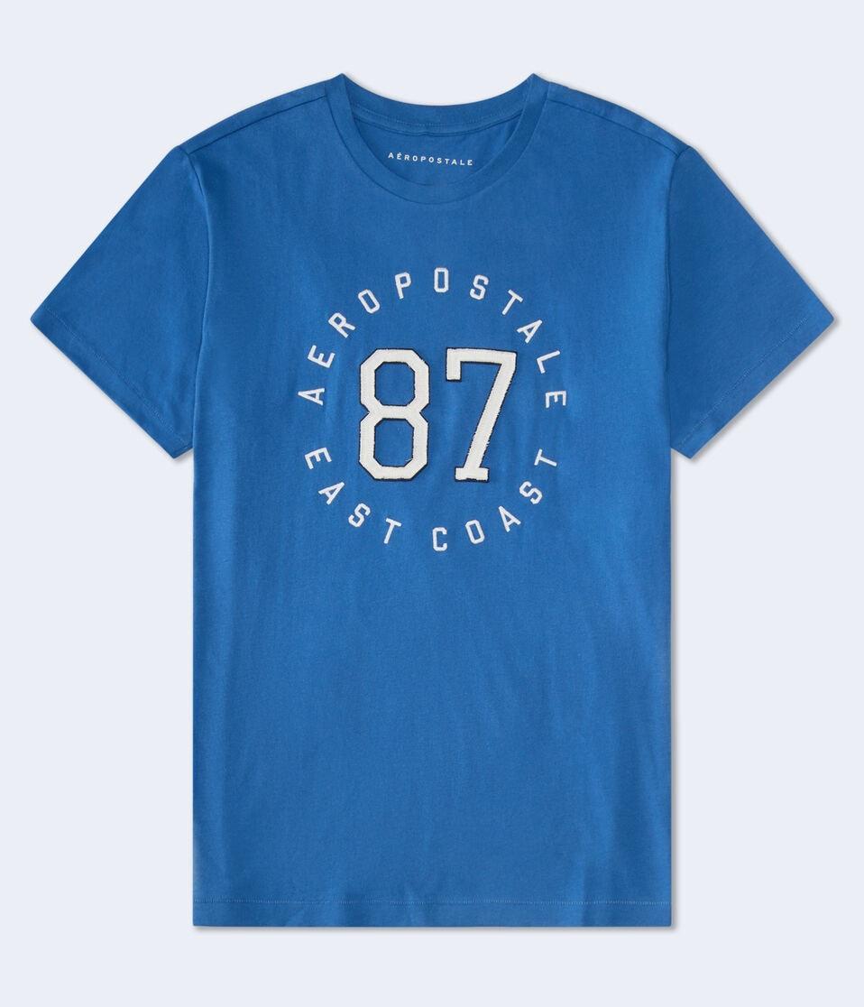 aéropostale Aeropostale 87 Appliqué Graphic Tee lyric blue