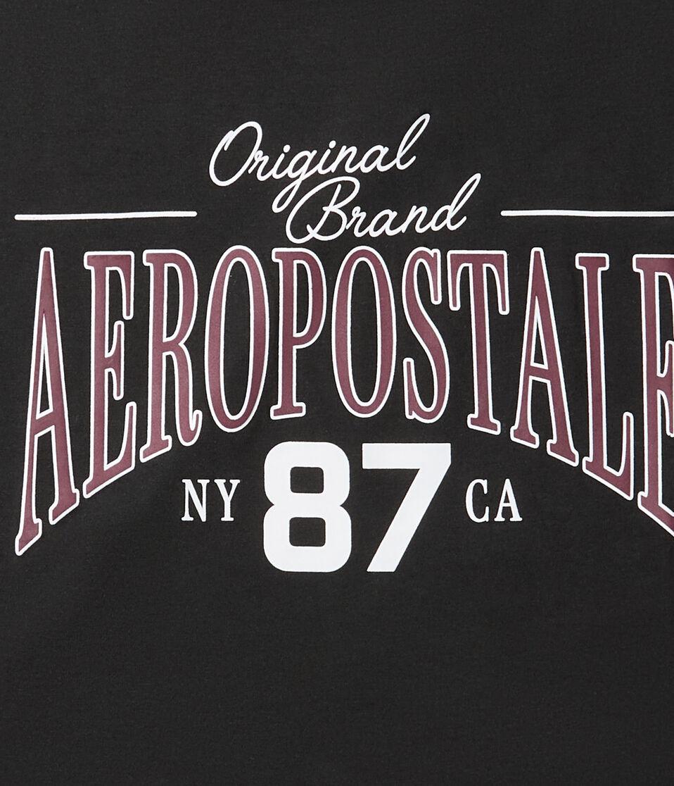 Aéropostale Aeropostale 87 Arch Graphic Tee Black Fox