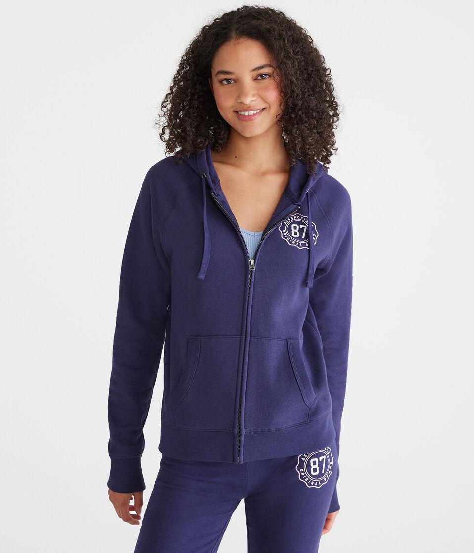 aéropostale Aeropostale 87 Crest Full-Zip Hoodie eclipse