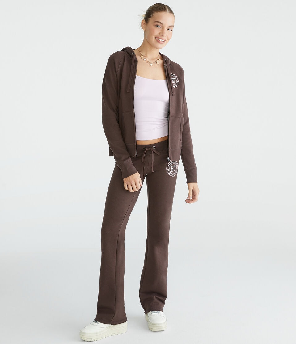 Aéropostale Aeropostale 87 Crest Full-Zip Hoodie Jaspe Muted Ebony