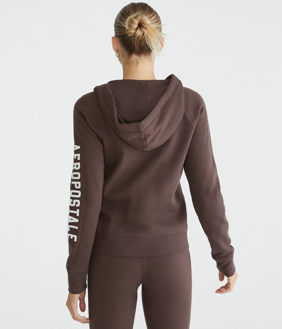 Aéropostale Aeropostale 87 Crest Full-Zip Hoodie Jaspe Muted Ebony