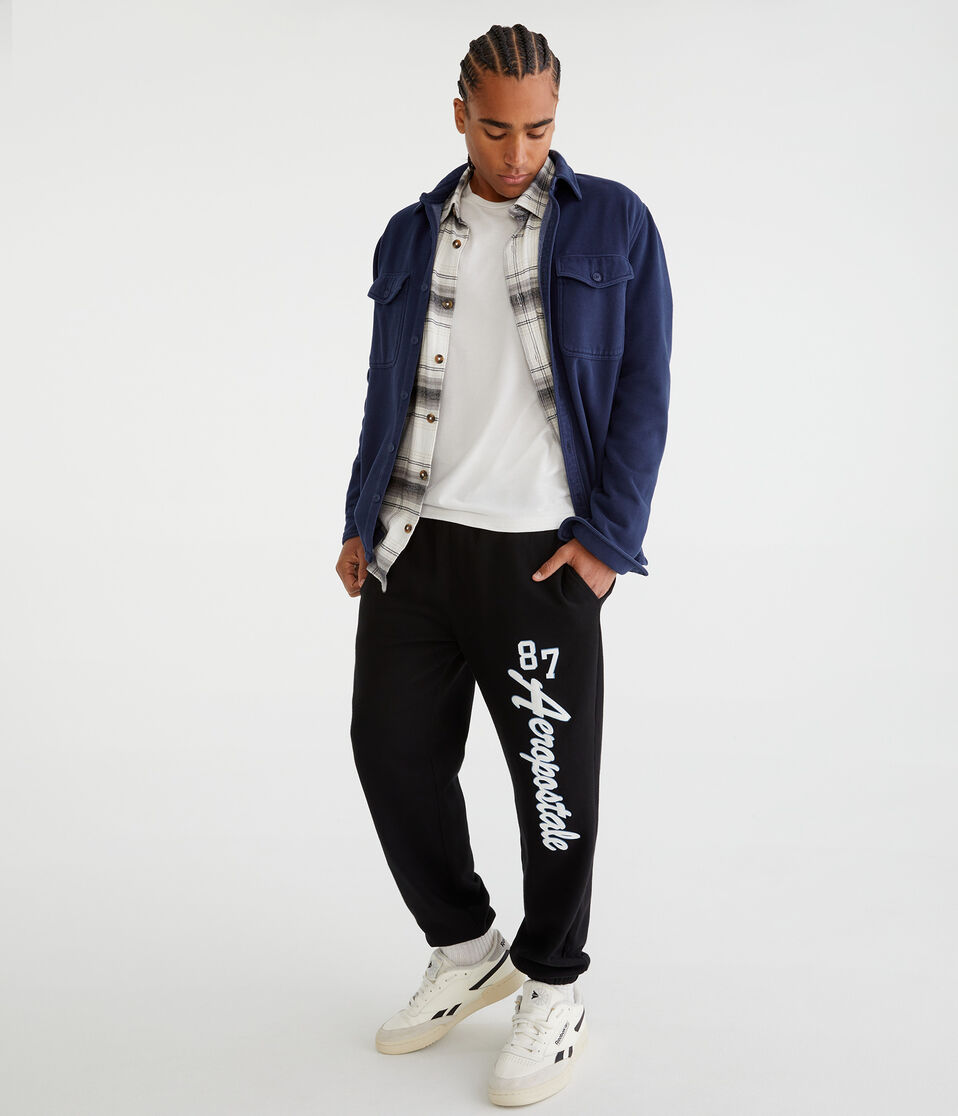 Aéropostale Aeropostale 87 Heritage Jogger Sweatpants Black Fox