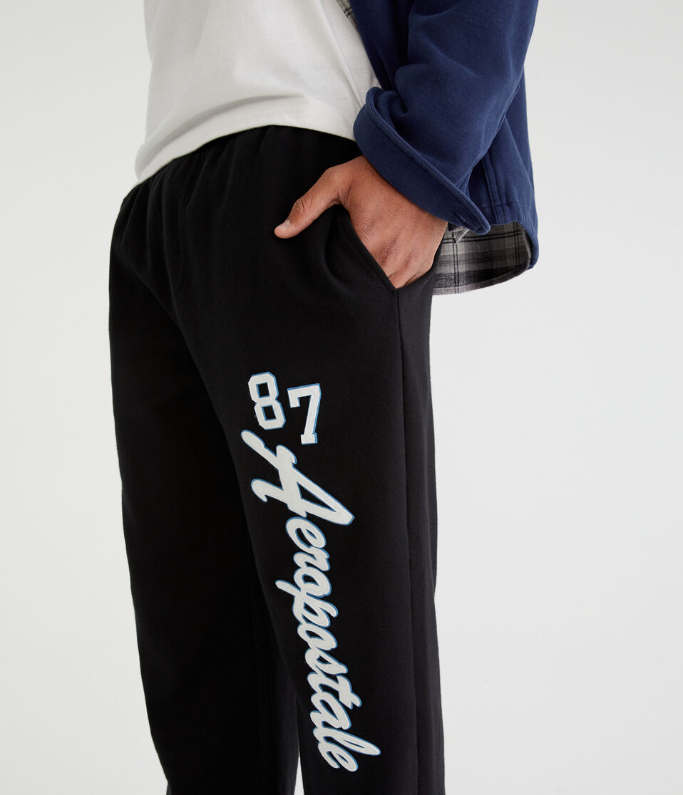 Aéropostale Aeropostale 87 Heritage Jogger Sweatpants Black Fox