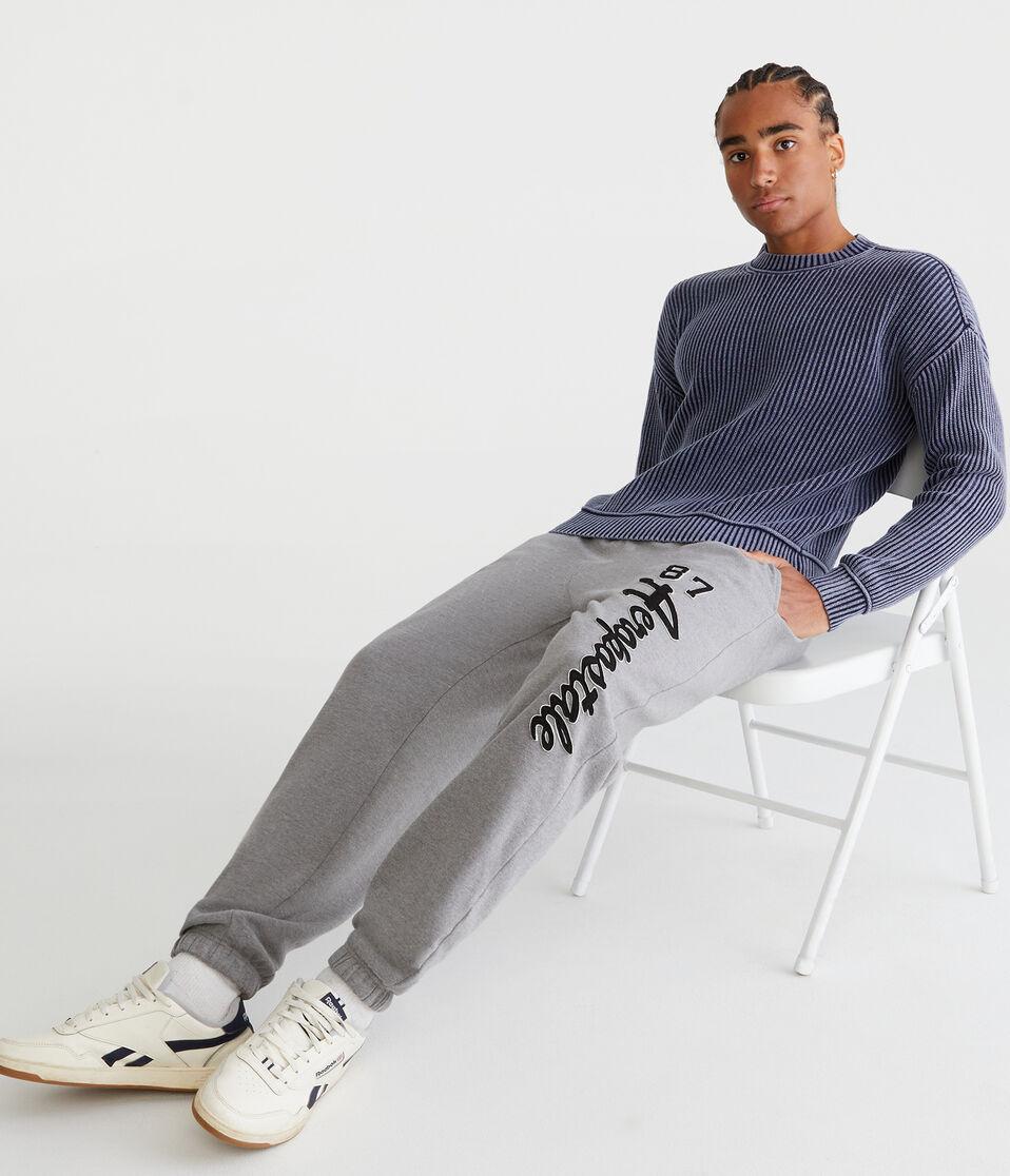 Aéropostale Aeropostale 87 Heritage Jogger Sweatpants Med Hthr Grey