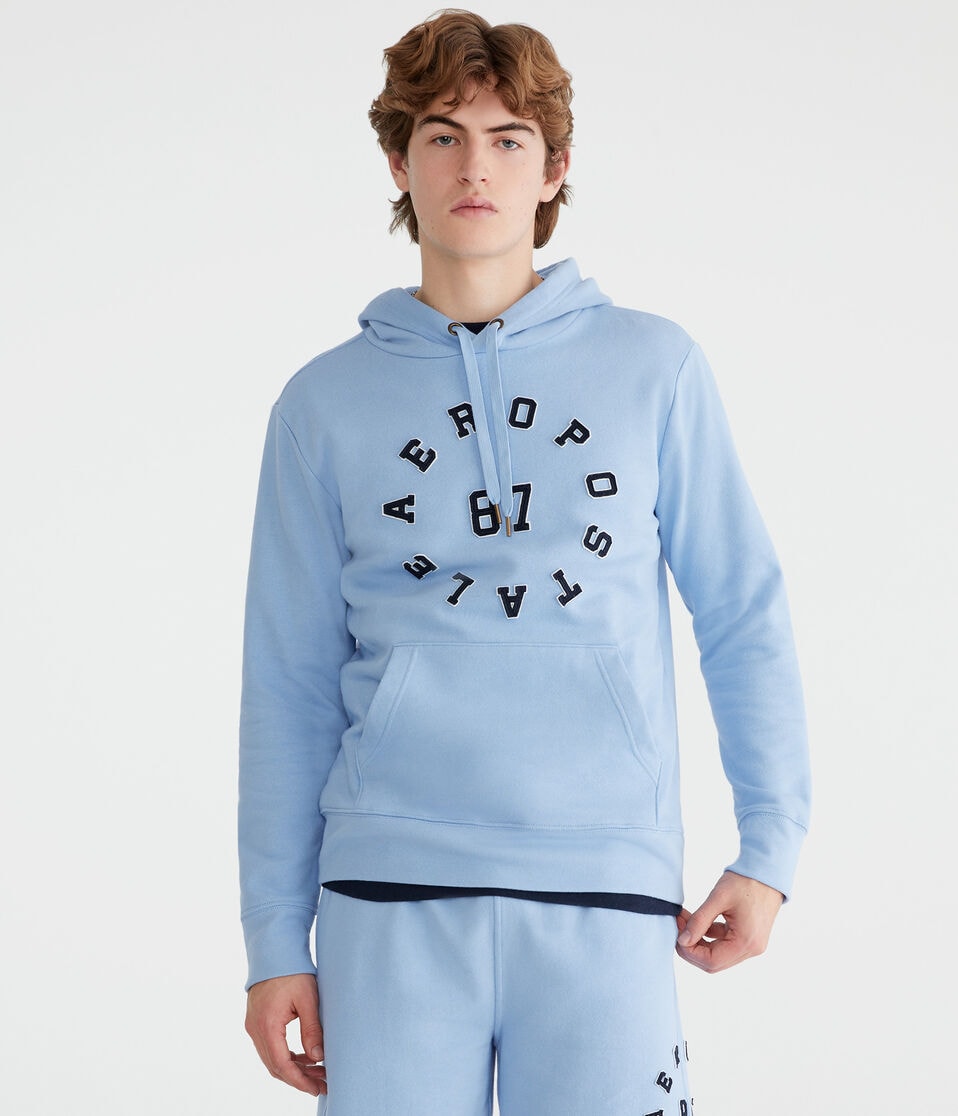 aéropostale Aeropostale 87 Heritage Pullover Hoodie blue tint