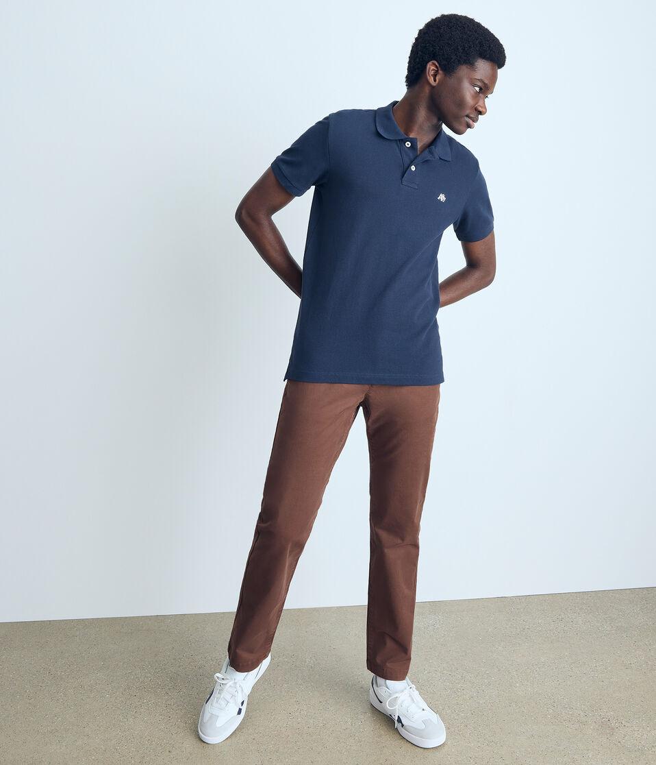 Aéropostale A87 Logo Piqué Polo Classic Navy