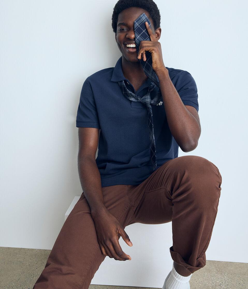 Aéropostale A87 Logo Piqué Polo Classic Navy