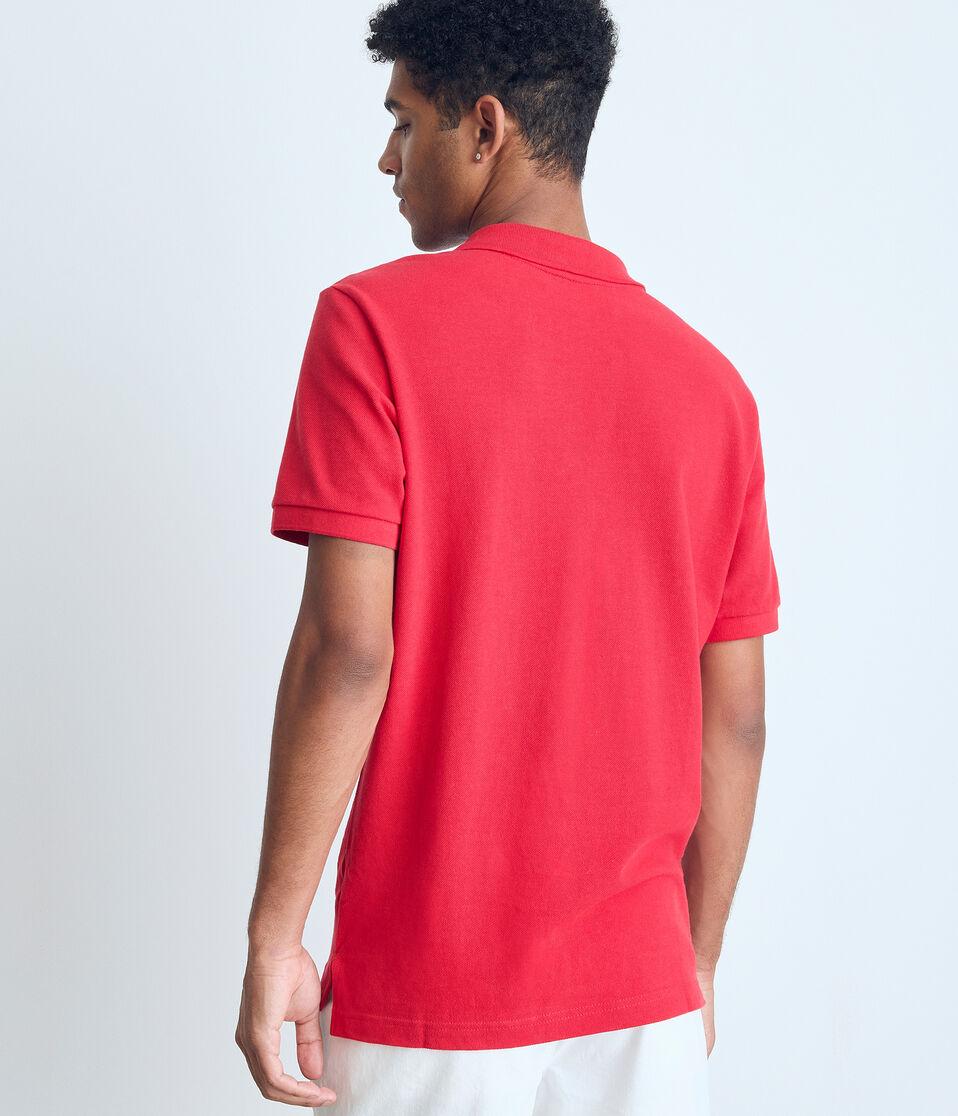 Aéropostale A87 Logo Piqué Polo Red Zinna