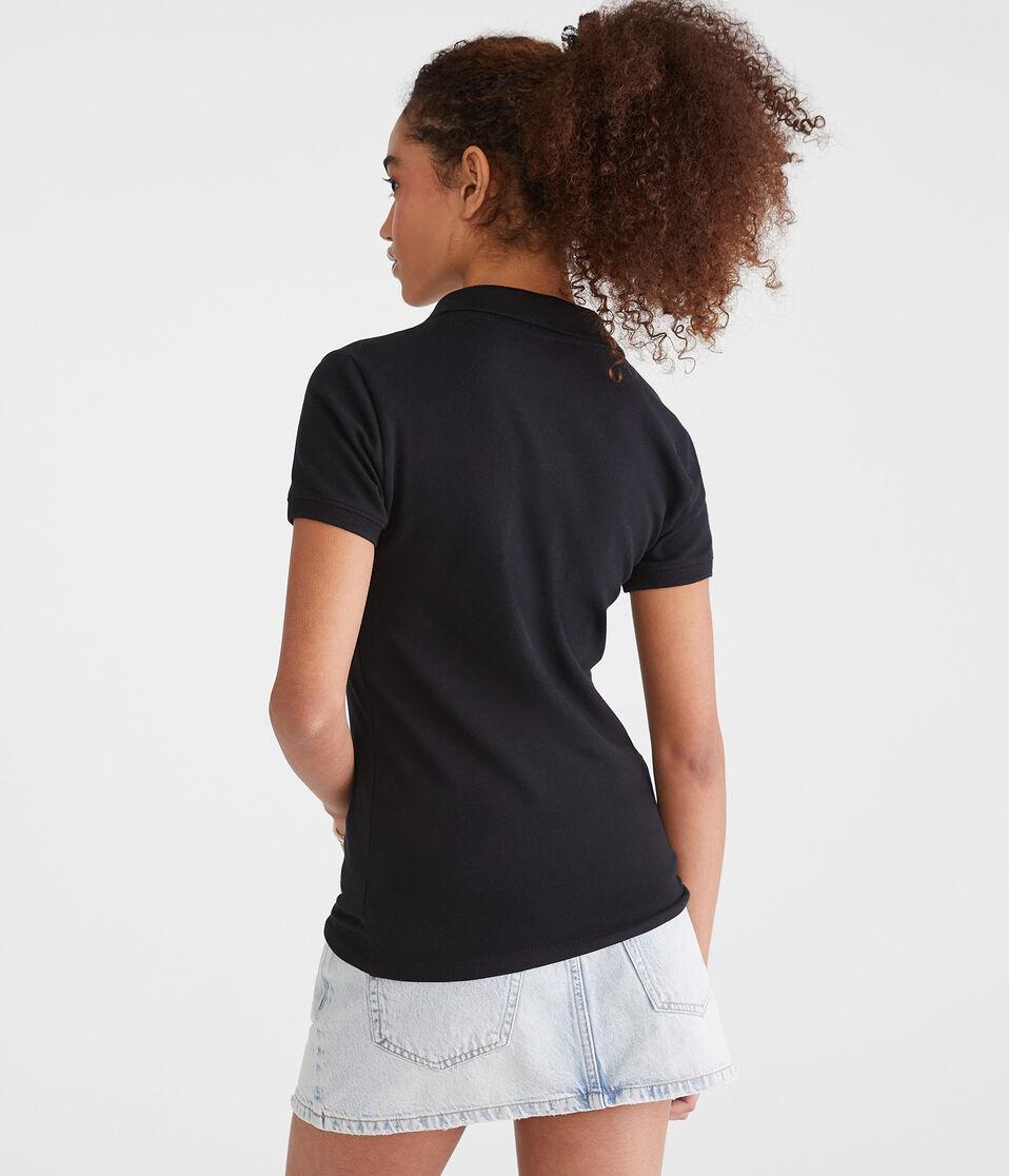 Aéropostale A87 Piqué Polo Black Fox