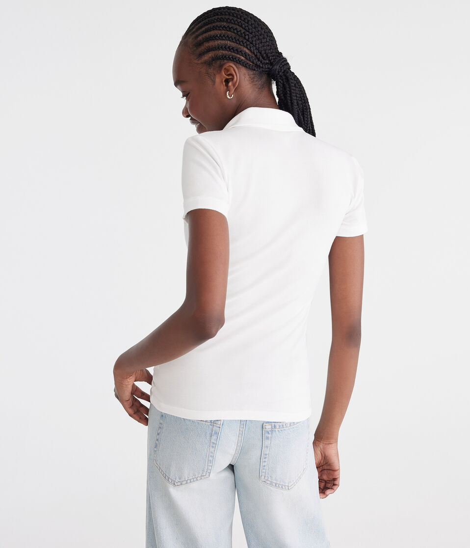 Aéropostale A87 Piqué Polo Bleach