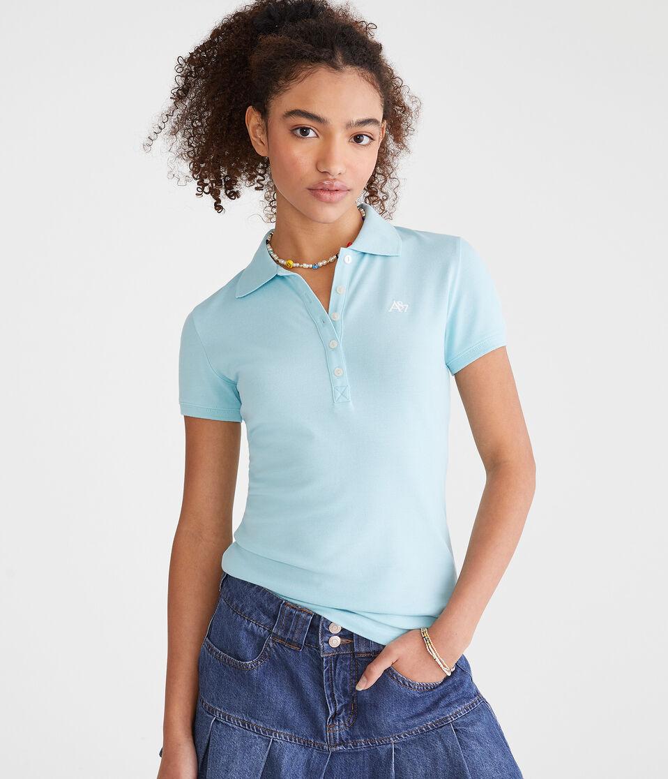 Aéropostale A87 Piqué Polo Blue Wish